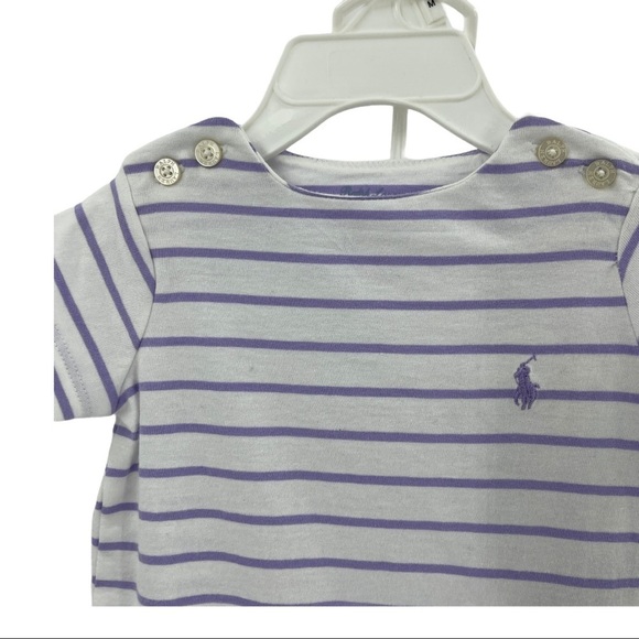 Ralph Lauren Striped Dress with Bloomers Size 6M - Picture 2 of 6